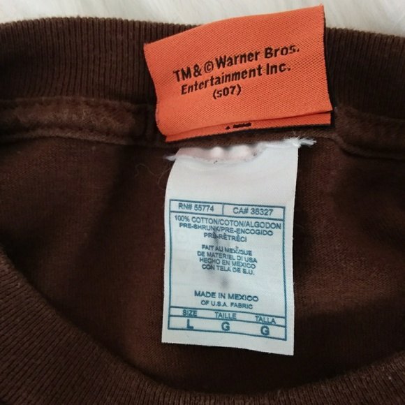 The Dukes of Hazard Graphic T-shirt Women L Brown Short Sleeve Tee - Picture 5 of 7